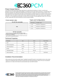 EC360® PCM Matériel à Changement de Phase / Alternative à la Pâte Thermique