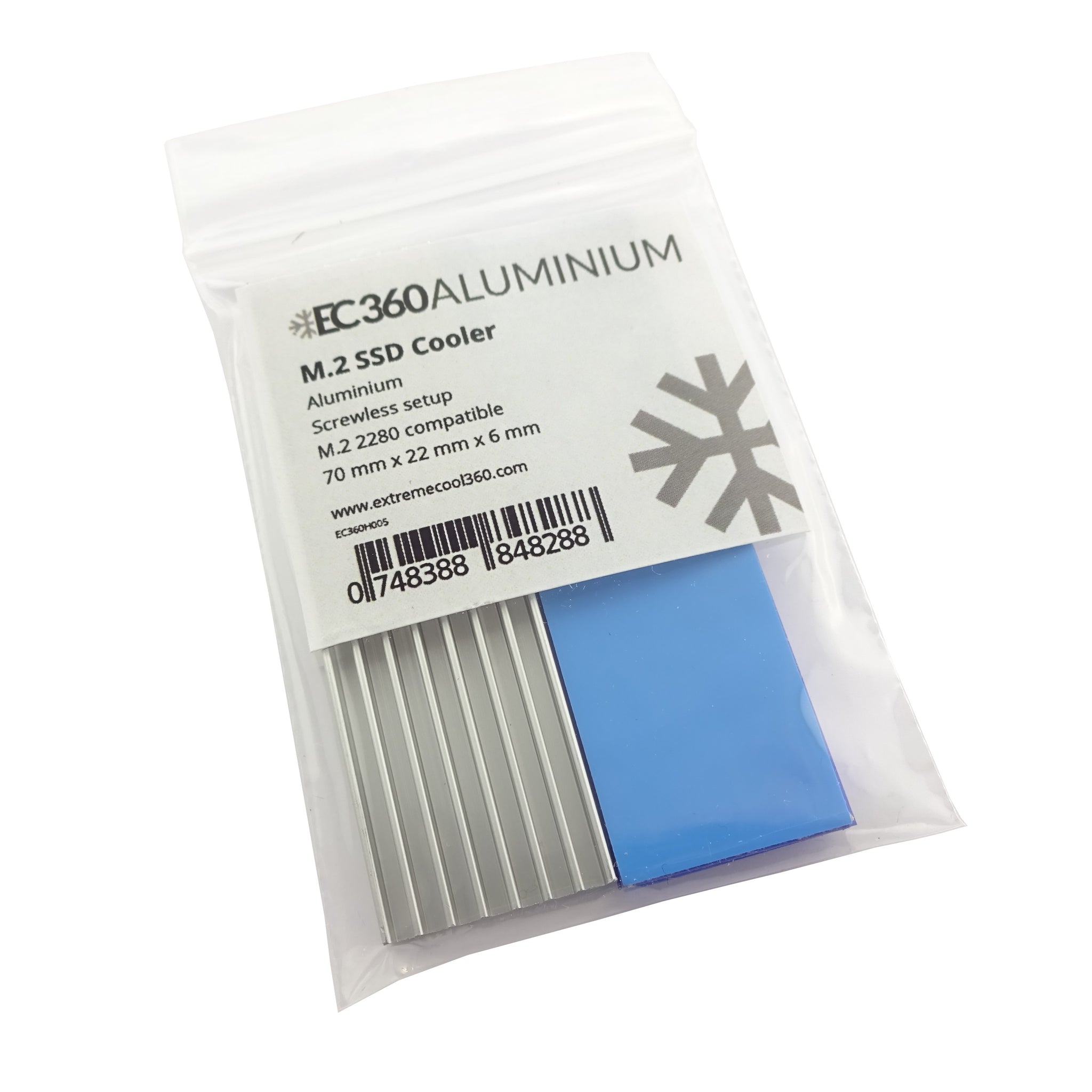 Dissipateur de chaleur - FDIT - Aluminium bleu - 20pcs - Haute